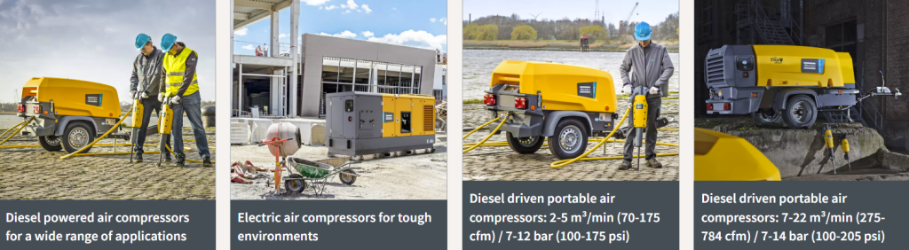 Diesel Powered Air Compressors